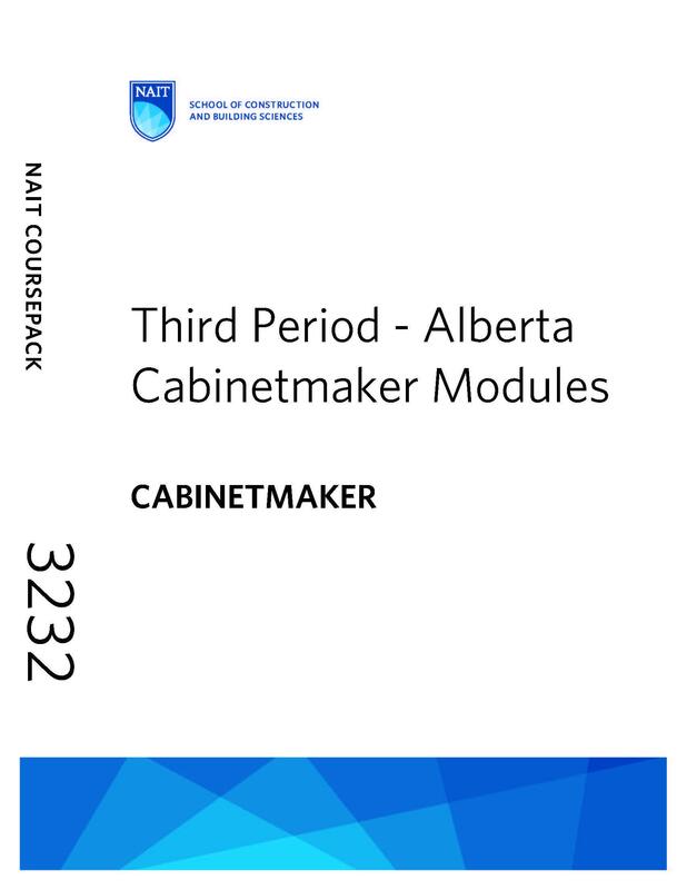 CP3232C Alberta Cabinetmaker Modules Third Period - shop at NAIT
