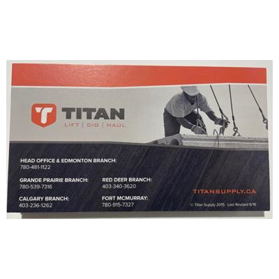 Titan Supply Pocket Cards [Final Sale]