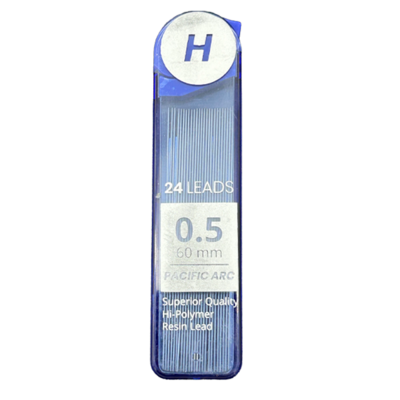 Leads Fine Line Refill 0.5Mm Shade "H" 24 Tube