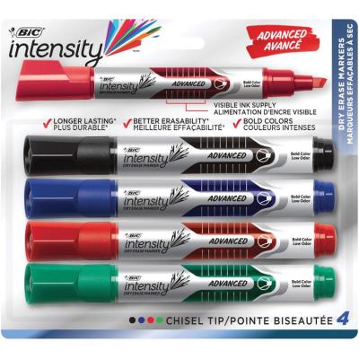 Magic Markers 4pk Bic Chisel Tip Dry Erase