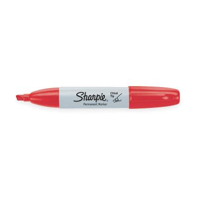 Marker Sharpie Chisel Point Red