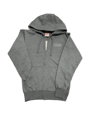 Unisex Hoodie Full Zip Cloud Fleece 3" Cuffs&Waistband W/Nai