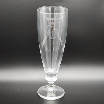 Beer Glass Footed W/Nait Shield 13 Oz