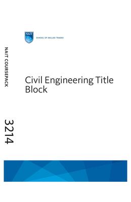 Civil Engineering Title Block