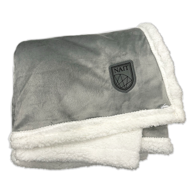 Blanket Fleece & Sherpa Micro Fur 50" X 60" Bag W/Nait Patch