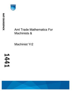 Aml Trade Mathematics For Machinists &