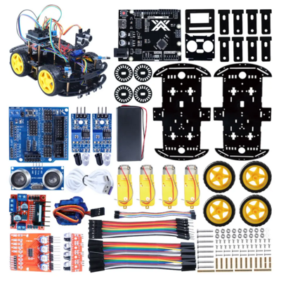 Restricted - 4wd Robot Kit Smart Car Zyc0043
