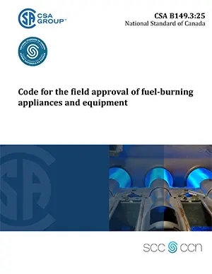 B149.3:25 Code For Field Approval [Final Sale]