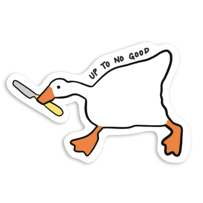 Untitled Goose Game Sticker