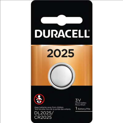 Battery Coin Cell Duracell Dl2025 3v Lithium