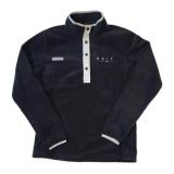 Ladies Sweater Columbia 1/4 Zip Snap Contrast Closure W/Nait
