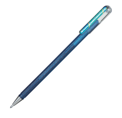 Pen Gel Dual Metallic 1.0Mm Blue + Green