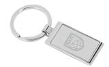 Key Ring Metal Matte Finish Chrome Accents Gift Box W/Nait S