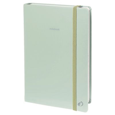 Notebook Pastel 15x21 Lined Hardbound Cover Green