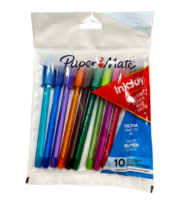 Pen Paper Mate Inkjoy Fashion 10 Pack