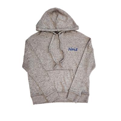 Ladies Hoodie Cuddle Fleece Triblend W/Nait Logo