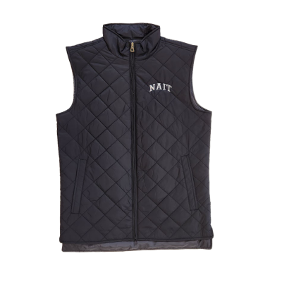 Mens Vest Weatherproof Diamond Quilt W/Nait