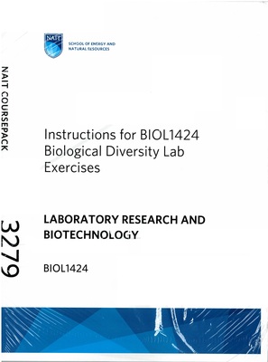 Instructions For Biol Biological Diversity Lab Exercises