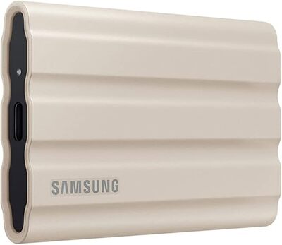Drive External Samsung T7 Shield 1tb Portable Ssd Beige
