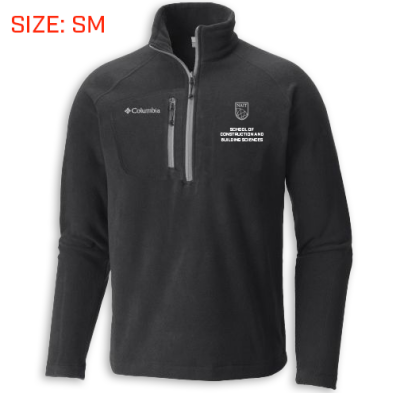 Package 1 - Columbia 1/2 Zip With Scbs Logo Size Small + Sticker