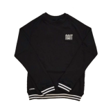 Unisex Sweater Crewneck Urban Ribbed Cuffs & Hem W/Nait Embr