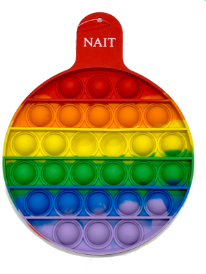 Stress Relief Pop Toy Rainbow