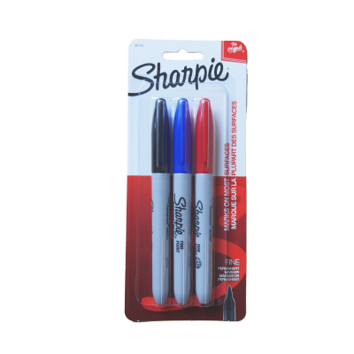 Marker Sharpie Fine Point Ast 3/Cd #30173Pp