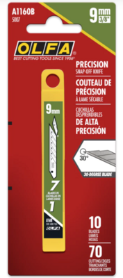 Blades Olfa 9mm Graphics Snap-Off 10 Pack For Sac-1 Knife