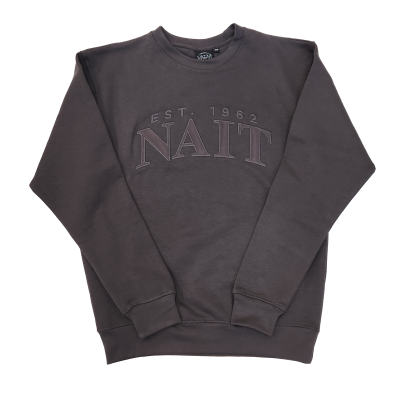 Unisex Sweater Crewneck Brushed Fleece Fashion W/Nait