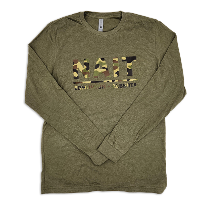 Unisex Long Sleeve Tshirt Nait Camo Collection '25