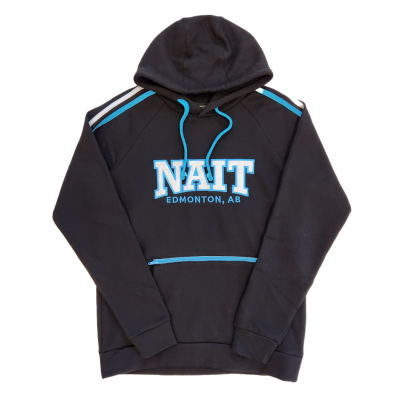 Unisex Hoodie Perf Zip Pocket Contrast Drawcord W/Nait