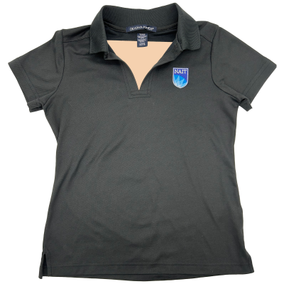 Ladies Polo Shirt Performance Poly/Cot Blend W/Shield Embroi