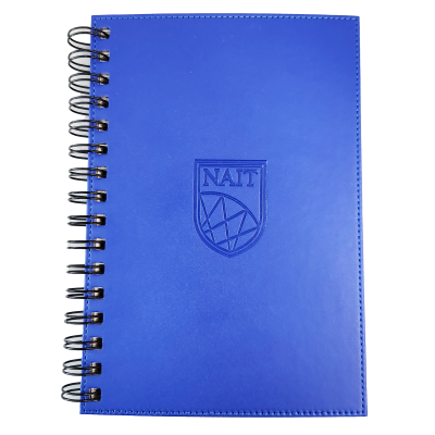 Journal Hard Cover Neoskin Spiral Bound 80 Sheets W/Nait Log