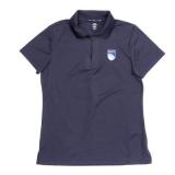 Ladies Polo Shirt Performance Poly/Cot Blend W/Shield Embroi