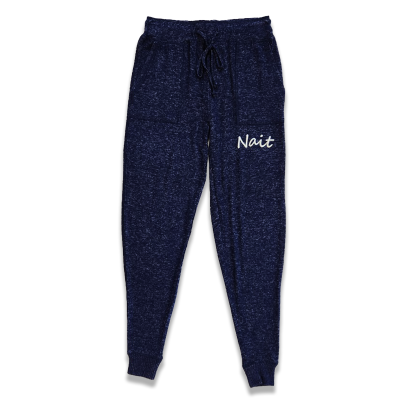 Ladies Sweatpants Cuddle Fleece Pockets & Cuffs W/Nait