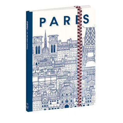 Notebook Lined White Paper 6"X9" Paris