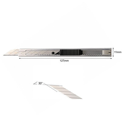 Utility Knife Ss Blade Channel Snap Off W/Auto-Lock