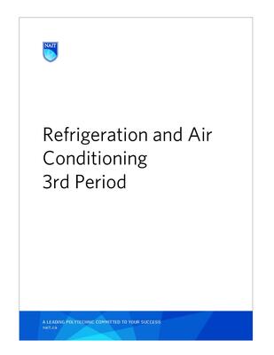 Ilm Refrig & Air Conditioning 3rd Period