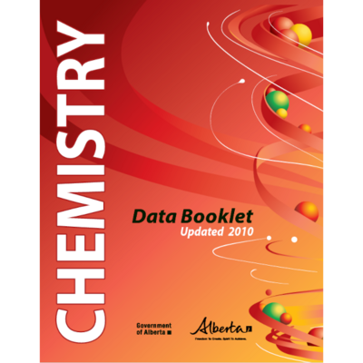 Chemistry Data Booklet- Print Pamphlet [Final Sale]