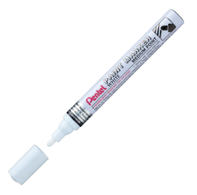 Marker Paint Pentel White Medium Point