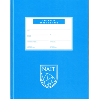 Lab Book Chemistry Blue W/Nait Logo Wl-191