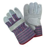 Gloves Gunn Cut Split Leather With Safety Cuff #710 One Size