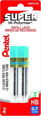 Leads Pentel 0.7Mm Hb Multipack 50bp2-hb