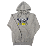 Unisex Hoodie Essential Brushed Fleece W/Ooks Logo Full Fron