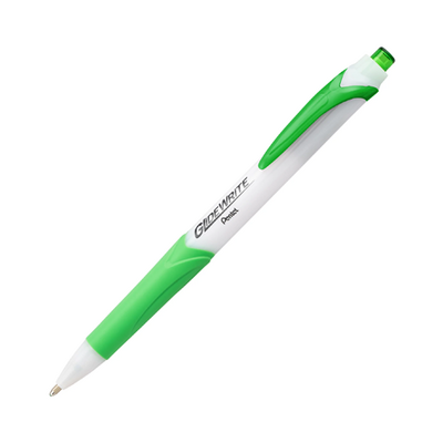 Pen Ballpoint Glidewrite 1.0Mm Low Viscosity Green Ink
