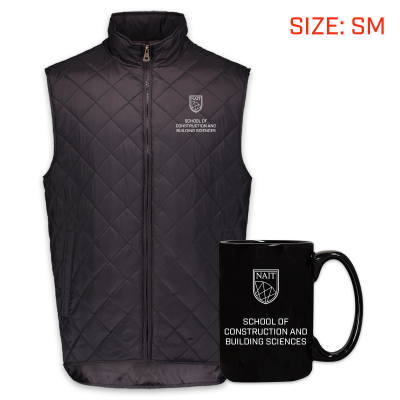 Packager 3 - Men Vest Scbs Logo  Size Small + Mug