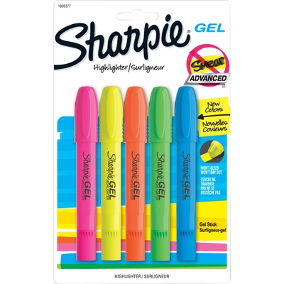 Highlighter Sharpie 5pk Gel Bullet Tip