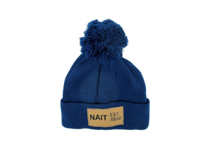 Unisex Toque Navy Knit Beanie W/Nait Est.1962 Patch
