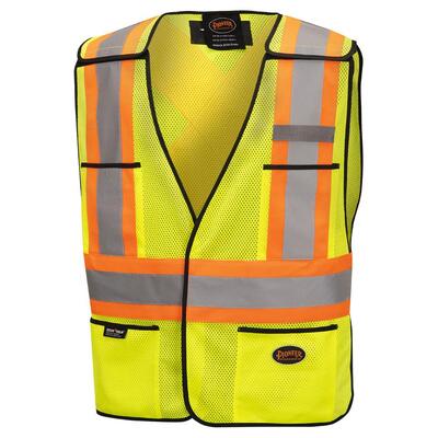 Safety Vest Hi-Viz Yellow/Green Csa Class 2 Lvl 2