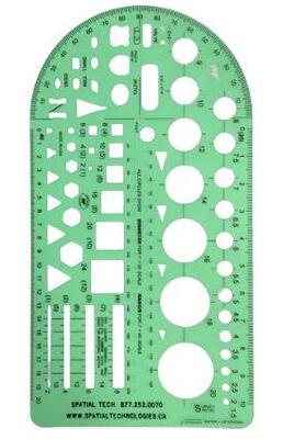 Template Surveyors Diameter 1'= 20' Radius 1'= 40' New Model